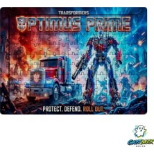 Ghostbastır Design Transformers Optimus Prime 99 Parça Ayaklı Puzzle – Dekoratif Çocuk Yapbozu 0210