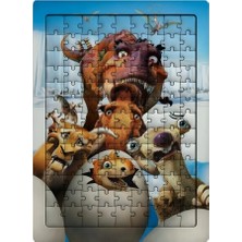 Ghostbastır Design Buz Devri 99 Parça Ayaklı Puzzle – Dekoratif Çocuk Yapbozu 0130