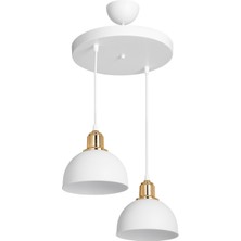 UltraMint Şık 2'li Set Beyaz Ev Dekorasyonu, Çok Amaçlı Kullanım, Modern Tasarım