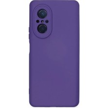 Derin Stok Nova 9 Se Kılıf Nano Içi Kadife Silikon - Mor