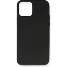 Derin Stok Iphone 12 Mini Kılıf Nano Içi Kadife Silikon - Siyah