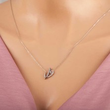 Derin Stok ​gümüş Elif Vav Kadın Kolye