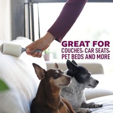 Vuralsin38 -Brite Pet Saç, Mobilya ve Giysiler Için Pet Ekstra Yapışkan Tüy Bırakma Merdanesi, 6 Silindir Yedekleri, 420 Yaprak
