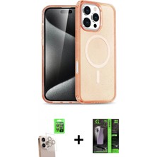 Marsilyan™- iPhone 16 Pro Max Kılıf Nova Asil Prime - Şeffaf 360 Full Body Arka Koruyucu + Raze Metal Kamera Lens - Nlgy