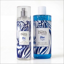 The Bath Factory Blue Tiger Duş Jeli 400 ml + Vücut Spreyi 200 ml Set