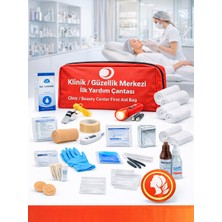Doğal Eczane Klinik Güzellik Merkezi Ilk Yardım Çantası Ruhsat Yönetmeliğine Uygun 50 Parça