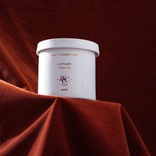 Vuralsin38 El Yapımı Soya Mumu, Lily Kokulu Ekru Limoges Porselen MUM,%100 Vegan, Eco-Friendly | 450 gr • 16OZ