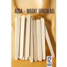 Aslanoğlu Store Mey Ithalat® Ağda Spatulası Küçük Boy 12 Adet 714994