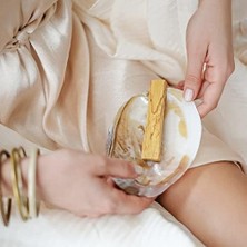 Vuralsin38 Palo Santo Mini Set - Incili Deniz Kabuğu - Palo Santo Tütsü - Tütsülük - Meditasyon - Pozitif Enerji