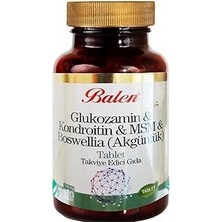 Uravas Store Balen Glukozamin Kondroitin Msm Boswelia 1200 Mg 120 Tablet