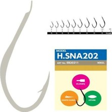 Hayabusa Hsna 202 Dövme Canlı Yem Iğnesi 15LI Paket Nikel
