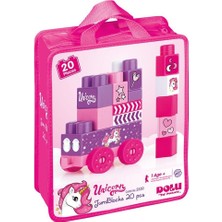 My Best Store 2550 Unıcorn Çantalı Mega Blok 20 Lı
