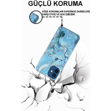Plus Moda Galaxy A51 ile Uyumlu Kapak Mermer Desenli Pop Socketli Silikon Kılıf -