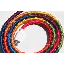 Plus Moda Handmade CC-003 Handmade Micro Şarj ve Data Kablosu, 100 cm