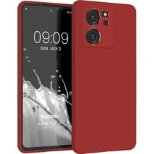 Plus Moda Silicone Mi 13T Için Kılıf Kırmızı [mi 13T ile Uyumlu Kılıf - Kırmızı]