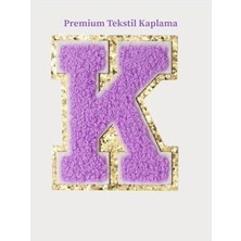 Plus Moda Uyumlu Premium Harf /aksesuar – Tekstil Kaplama Kişiselleştirilmiş Tasarım Qncharf-K