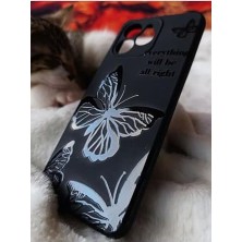 Plus Moda X6 Için Kapak LKL01 Özel Tasarım Laklı Desenli Kılıf Butterfly