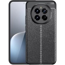 Plus Moda Honor 7 Pro Uyumlu Kamera Korumalı Deri Görünümlü Darbe Emici Tam Korumalı Auto Focus Lüks Silikon Kılıf
