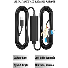 Roxiva 24 Saat Park Modu Kiti (Type-C) Universal Akü Bağlantı Kablosu