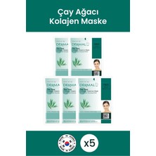 Dermal Çay Ağaci Özlü Kollajen Maskesi 23 gr 5 Adet