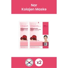 Dermal Nemlendirici Nar Özlü Kolajen Maske Seti x 2 Adet