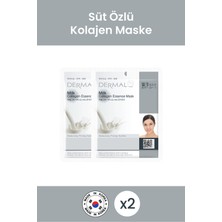 Dermal Sıkılaştırıcı, Nemlendirici ve Besleyici Süt Özlü Kolajen Maske Seti 2 Adet