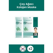 Dermal Çay Ağacı Özlü Kolajen Maske Seti 2 Adet