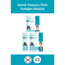 Dermal Arındırıcı, Nemlendirici ve Yumuşatıcı Deniz Yosunu Özlü Kolajen Maske 23 gr 3 Adet
