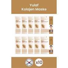 Dermal Aydınlatıcı, Sakinleştirici, Nemlendirici Yulaf Özlü  Maske X10 Adet