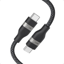 Anker 240W Usb-C Hızlı Şarj Kablosu 1,8 Metre Siyah Uyumlu Modellerle Resmi Distribütör Garantili