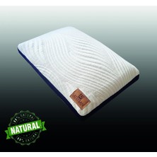 Lateksan Doğal Lateks Yastık 40 x 60 x 14 - 42 x 66 cm Pamuk Viskon Dış Materyal ile Orta Sertlikte Konfor