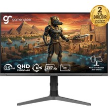 Gameraider Sobek GR27Q24I 27 Inç 240Hz 0.5ms 2k Qhd Adaptive Sync IPS Pivot Gaming Monitör