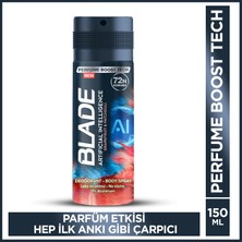 Blade Artificial Intelligence 1.0 Erkek Alüminyumsuz Deodorant 150 Ml Hızlı Kurur, Leke Bırakmaz