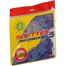 Plus Moda Akıllı Temizlik Bezi Mikro Gözenekli Emici Doku Karışık Renkli 3 Adet
