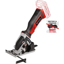 Einhell Akülü Mini Daire Testere TE-CS 18/89 Li-Solo Power X-Change (Li-Ion, aletsiz kesme derinliği ayarı, yüksek kaliteli testere tablası, akü ve şarj cihazı dahil değildir) - 4331100