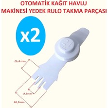Poyraz Bioplast Car Otomatik Kağıt Havlu Dispanseri Yedek Parça Beyaz 2 Adet