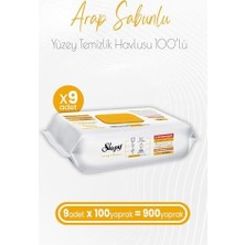 Plus Moda Arap Sabunu Katkılı Yüzey Temizlik Havlusu 100 x 9 Adet (900 Yaprak)