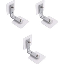 ePhase 3 Set Küçük Boy Deprem Güvenliği Kendinden Yapışkanlı 55X55MM Mobilya Eşya Dolap Sabitleme Aparatı