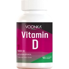 Voonka Vitamin D 90 Yumuşak Kapsül