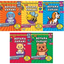 Maxi Yayıncılık Maxi Boyama Zamanı 5'li Set