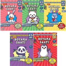 Maxi Yayıncılık Maxi Boyama Saati 5'li Set