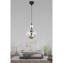 UltraMint Modern Sarkıt Avize, Füme Cam Detaylı, Şık ve Şık Aydınlatma Seçeneği