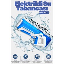 Brother Toys Büyük Boy Otomatik Atış Yapan Elektrikli 12 Metre Menzil Su Tabancası