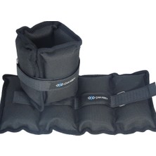Çakabey Ticaret 1 kg x 2 Adet Siyah Bilek Ağırlığı Ergonomik Tasarım ile Konforlu Kullanım