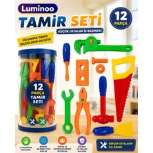 Luminoo Oyuncak Tamir Aletleri Seti 12 Parça Çocuk El Becerisi Oyuncağı