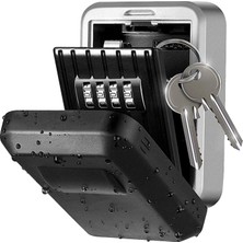 Mühlen Safe Key 6 Şifreli Çelik Kasa Anahtar Kasası Duvara Monteli Su Geçirmez 13x9.5x5 cm