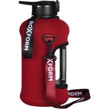 MarkEntegra Suluk Matara 2200 Ml,  Pp Malzeme, Sağlıklı Bpa & Bps Içermez, Kılıflı, Çift Kapaklı, Koku Yapmaz, Sızdırmaz ve Dayanıklı (Bordo)