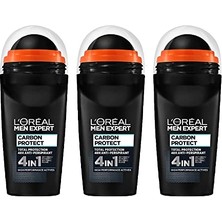 MarkEntegra L’oréal Paris 3'lü Men Expert Carbon Protect Anti Perspirant Roll On (3 x 50 Ml)