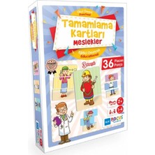 Blue Focus Blue Fus Tamamlama Kartları Meslekler - Eğitici Oyunlar 36 Parça