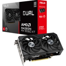 AyrStore Asus DUAL-RX9060XT-8G, 8gb, 128BIT, Gddr6, 1xhdmı, 2xdp, Gamıng Ekran Kartı